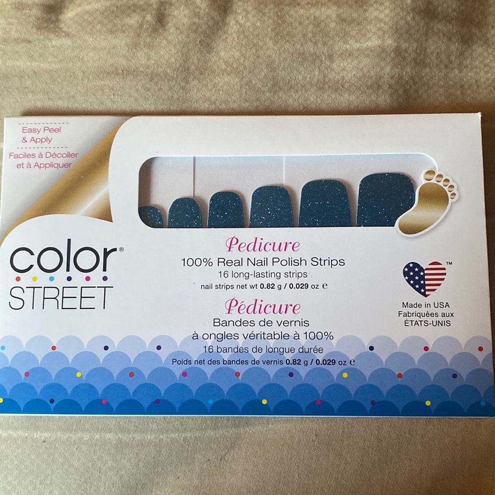 Color Street How Swede It Is Pedicure